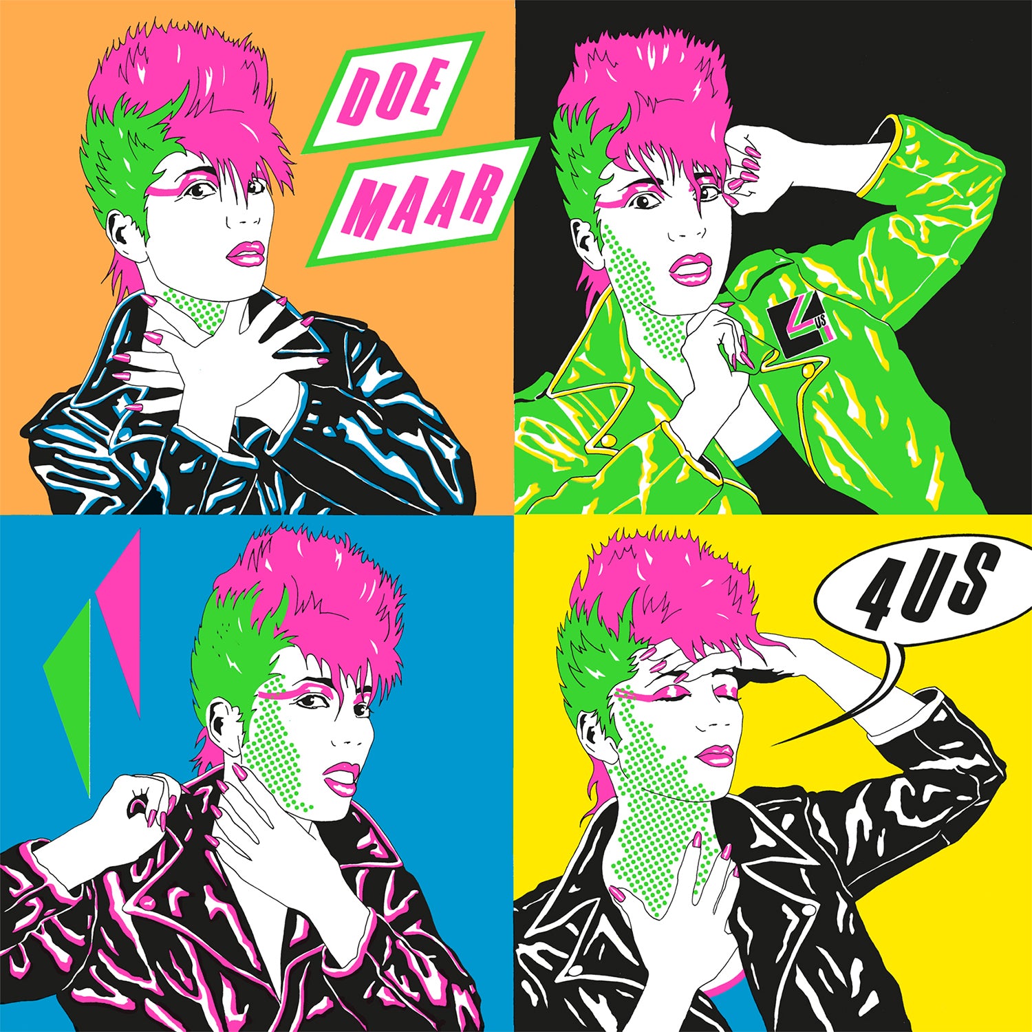 4US/VINYLE NOIR AUDIOPHILE 180GR - Front Cover