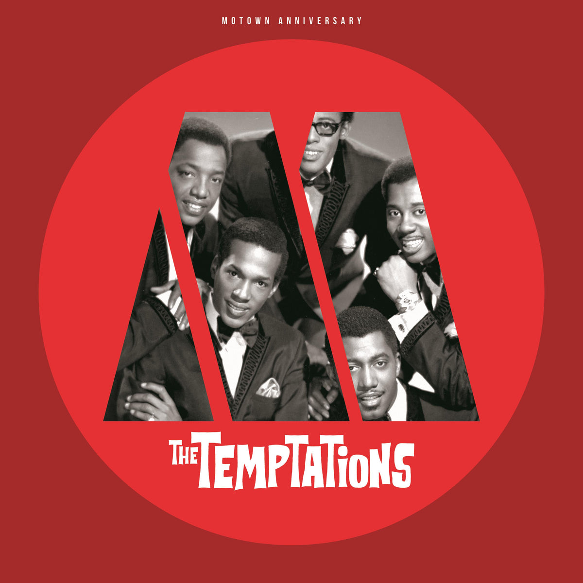 Motown Anniversary The Temptations - Front Cover