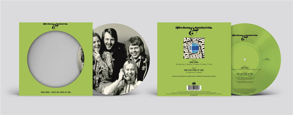 Ring Ring (English) / She's My Kind Of Girl - Front Cover