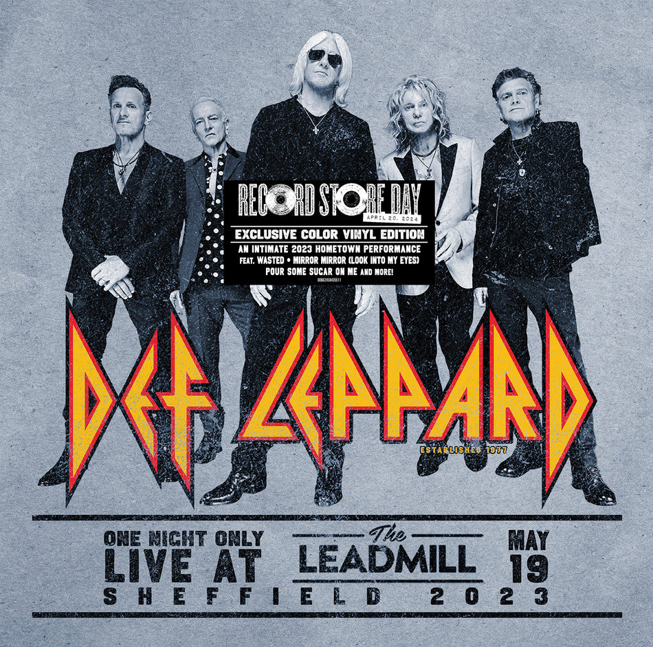 Live At Leadmill - Front Cover