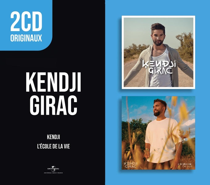 2 CD Originaux Kendji - L'école de la vie - Front Cover