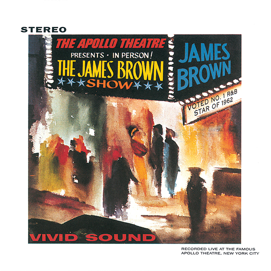 James Brown Live At The Apollo, 1962 - Front Cover