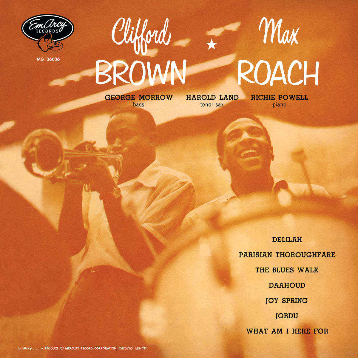 Clifford Brown And Max Roach - Front Cover