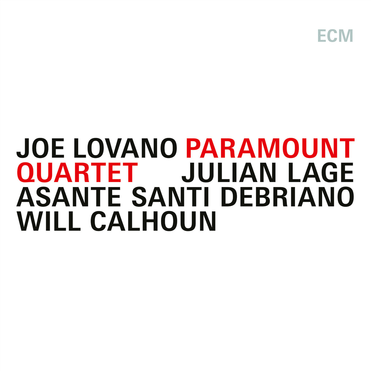 Paramount Quartet - Front Cover