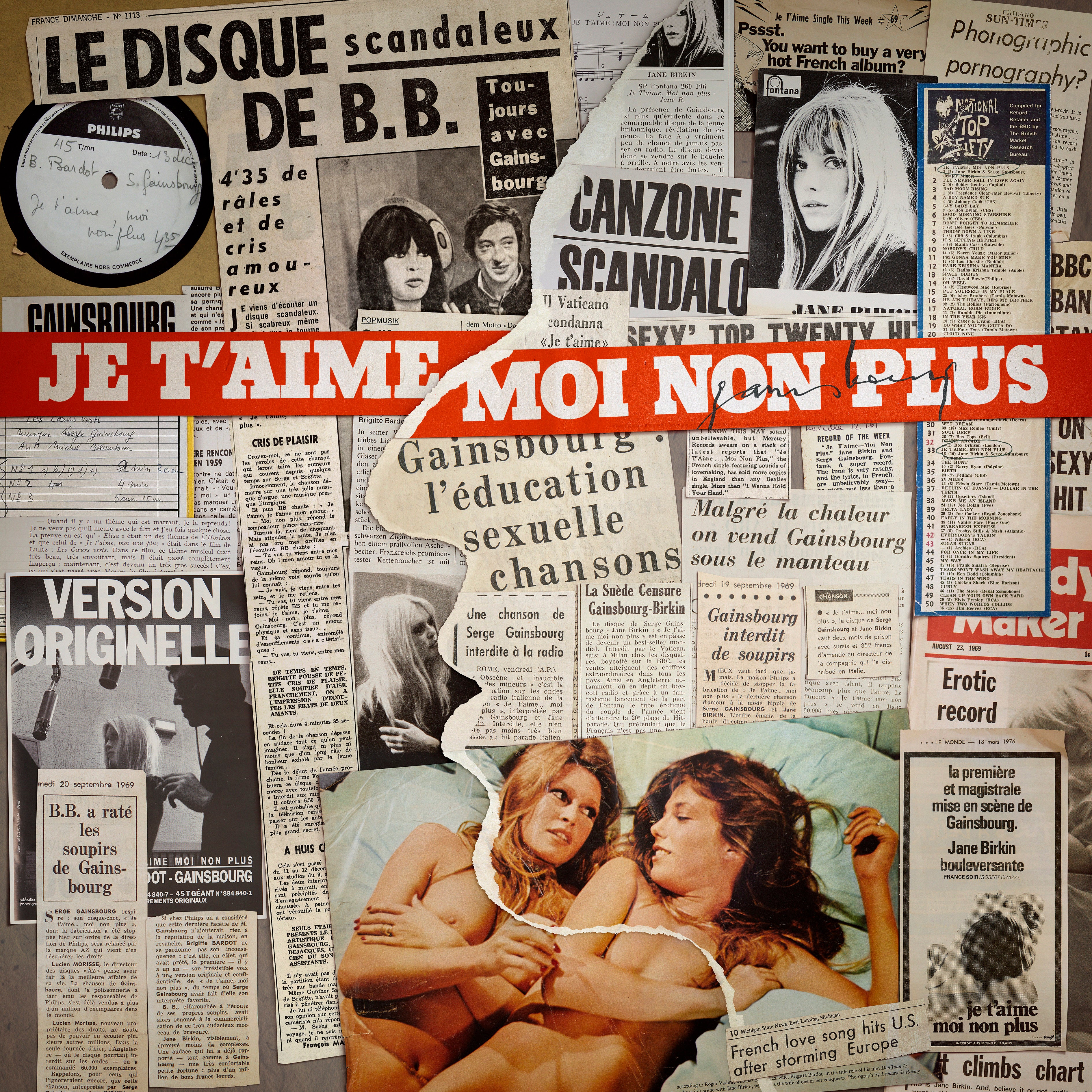 Je t'aime moi non plus - Front Cover