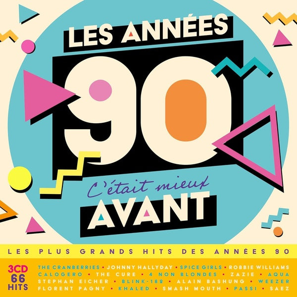 C'était Mieux Avant, Les Années 90 - Front Cover