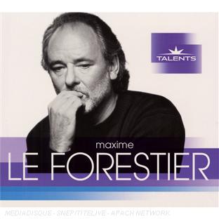 Talents : Maxime Le Forestier - Front Cover