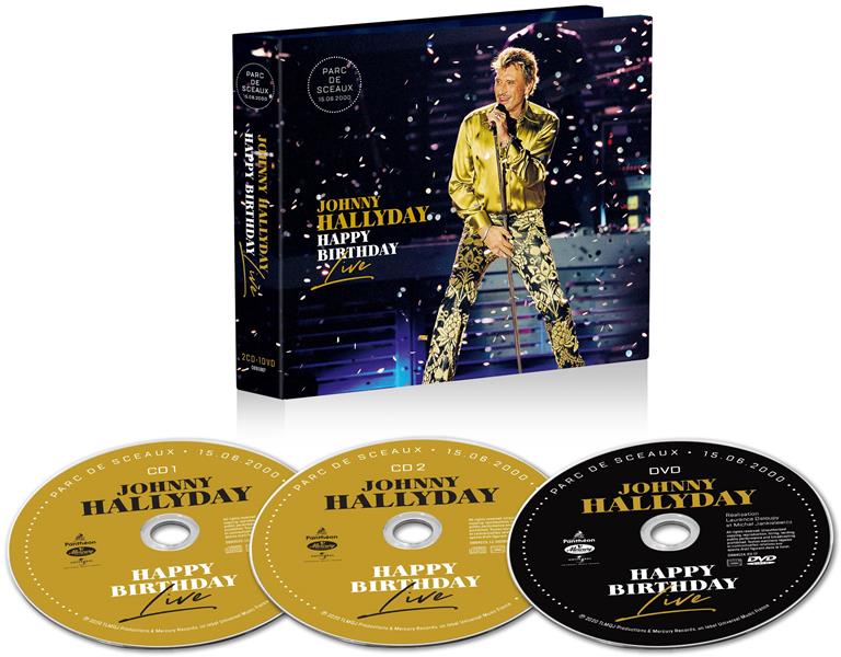 Happy birthday live - parc de Sceaux 15 juin - 2CD + 1DVD - Front Cover