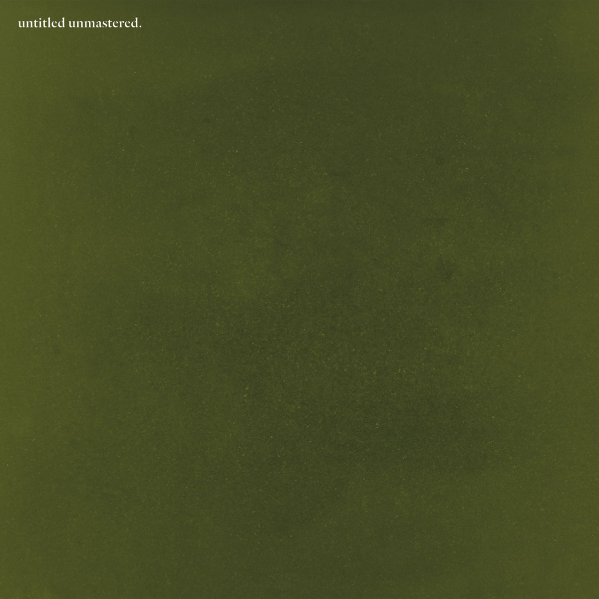 untitled unmastered. - Front Cover