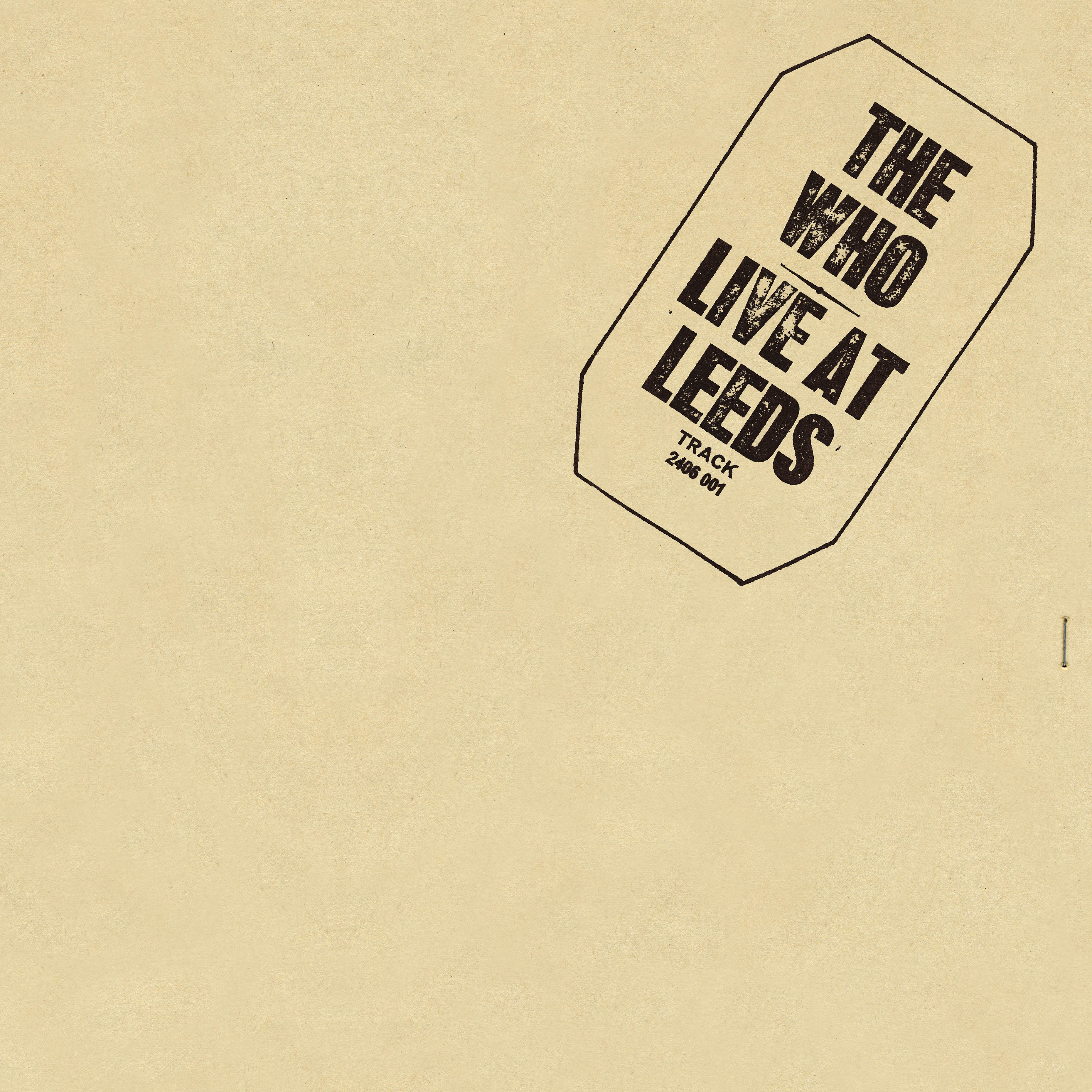 Live At Leeds - Front Cover