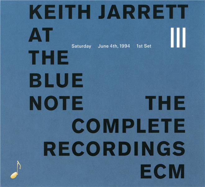 At the blue note 1st set - Front Cover