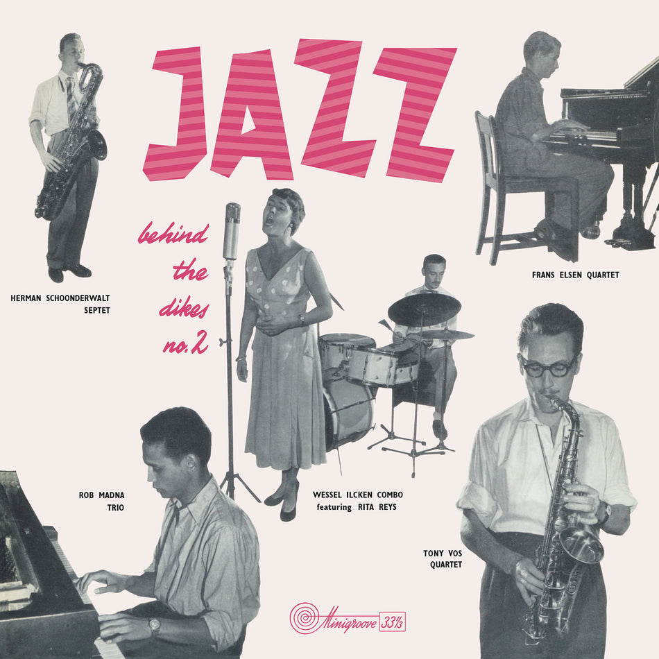 JAZZ BEHIND THE DIKES VOL 2/VINYLE BLANC AUDIOPHILE 180GR - Front Cover