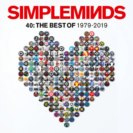 Forty: The Best Of Simple Minds 1979-2019 - Front Cover