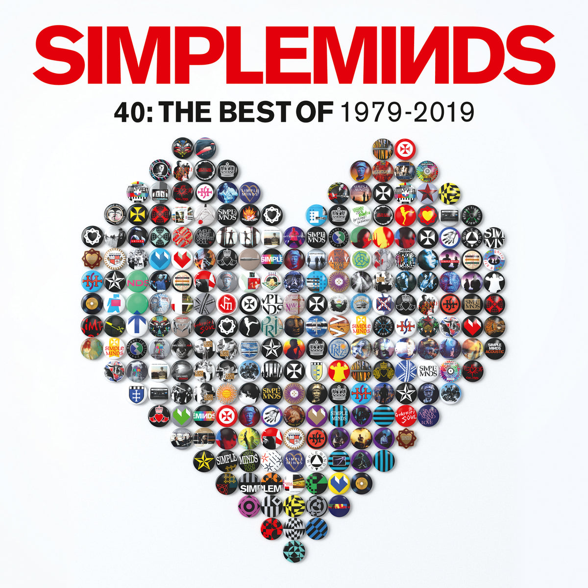 Forty: The Best Of Simple Minds 1979-2019 - Front Cover
