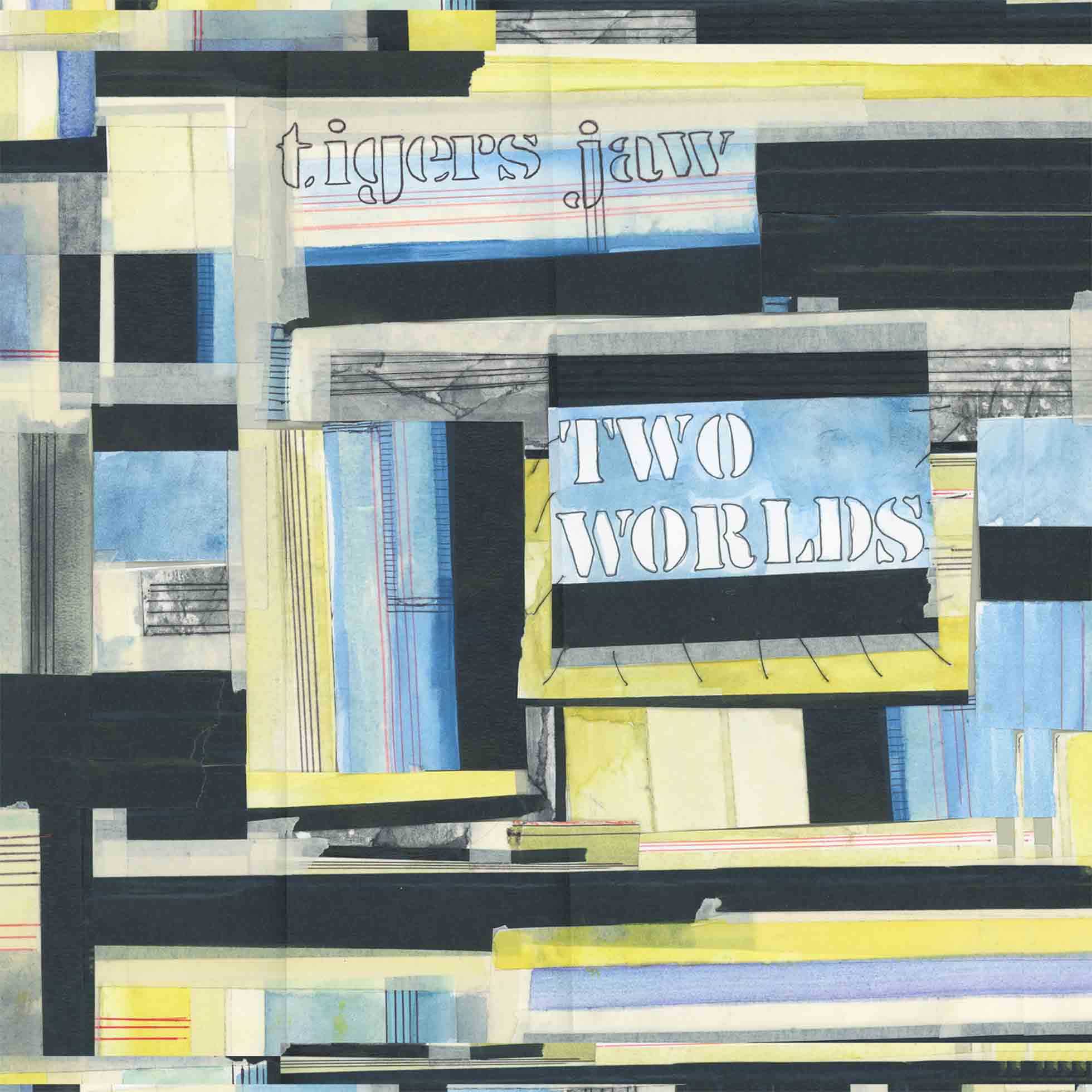 Two Worlds - Vinyle Swirl Bleu & Jaune - Front Cover
