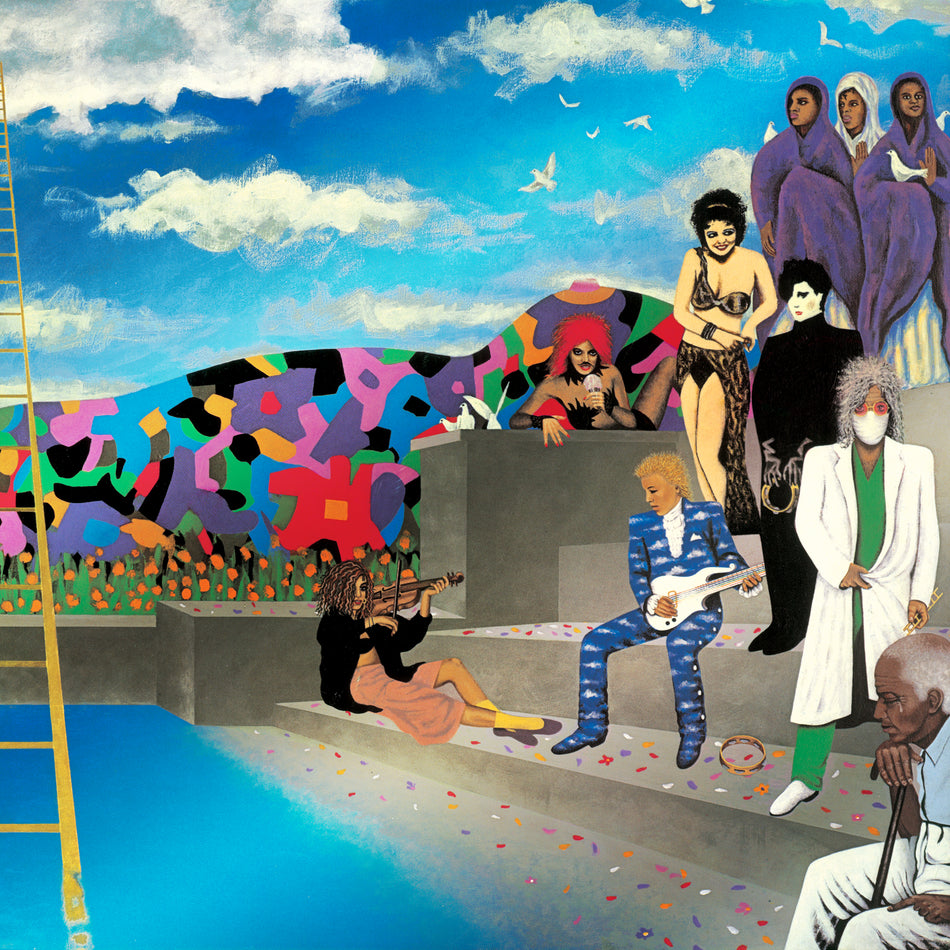 AROUND THE WORLD IN A DAY (VINYLE MARBRÉ) [REMASTERISE EDITION LIMITEE 40ÈME ANNIVERSAIRE] - Back Cover