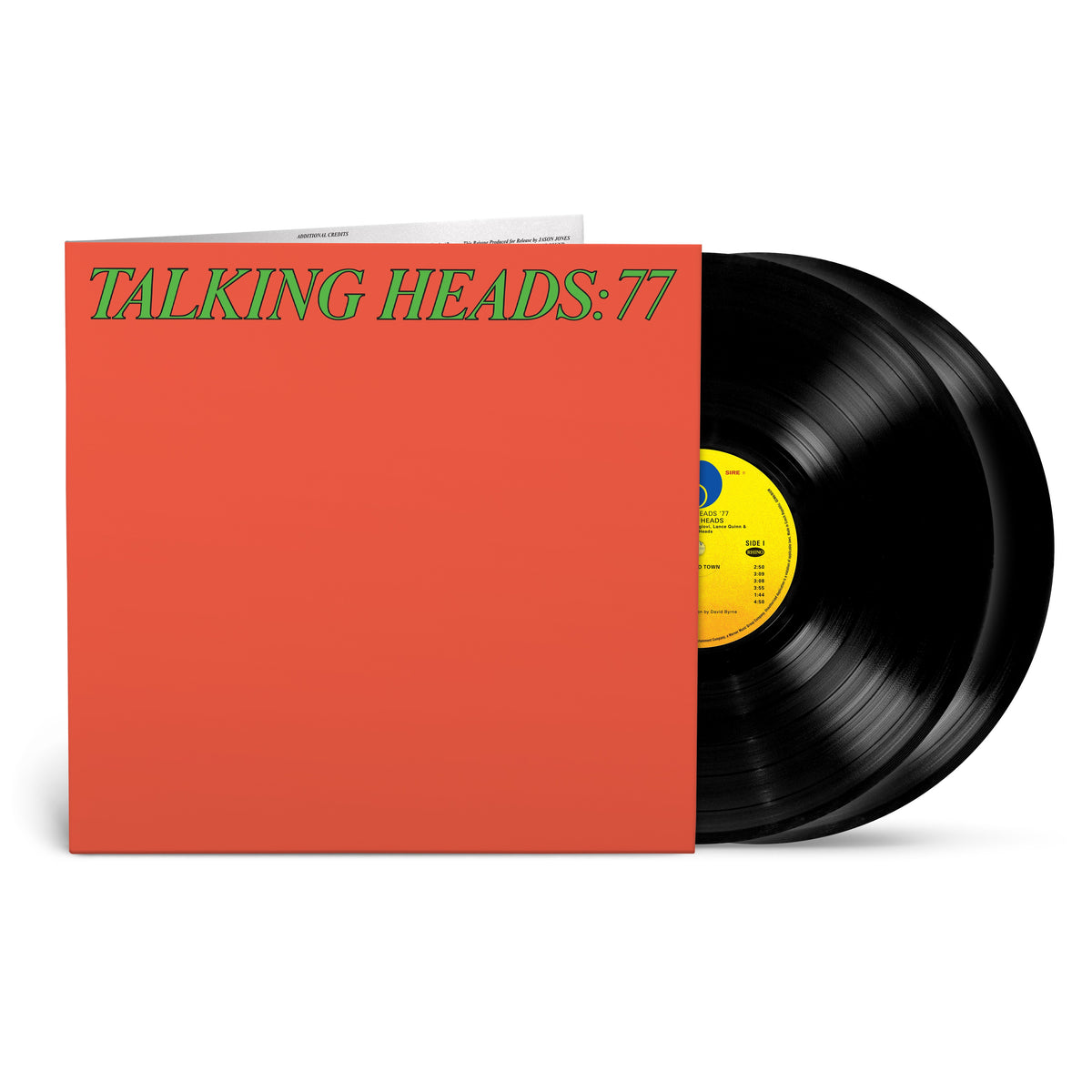TALKING HEADS: 77 (DOUBLE VINYLE NOIR) - Front Cover