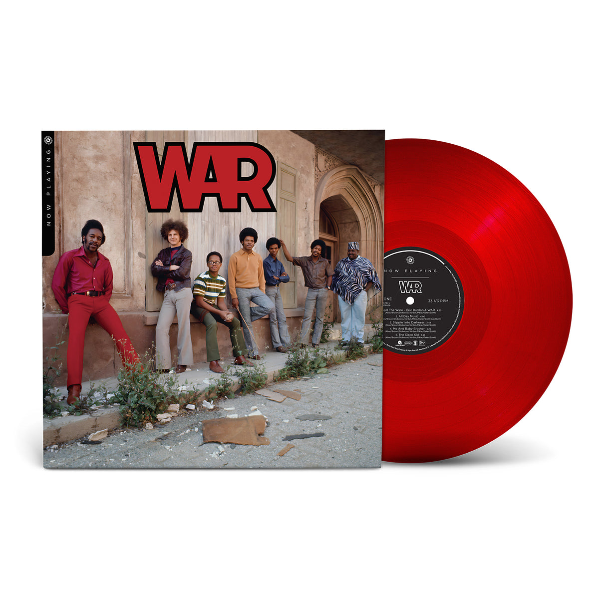 NOW PLAYING / VINYLE TRANSLUCIDE ROUGE - Front Cover
