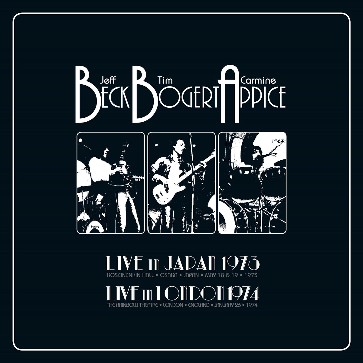 LIVE 1973 & 1974 (COFFRET 4 VINYLES) - Front Cover
