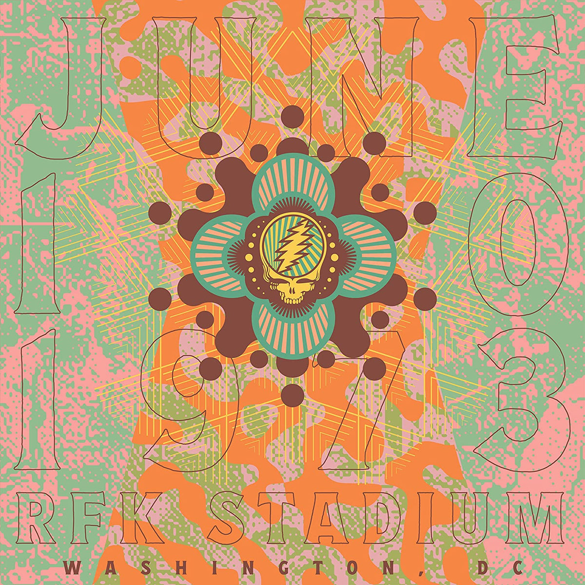 RFK STADIUM, WASHINGTON, DC 6/10/73 (COFFRET 8 VINYLES - Front Cover