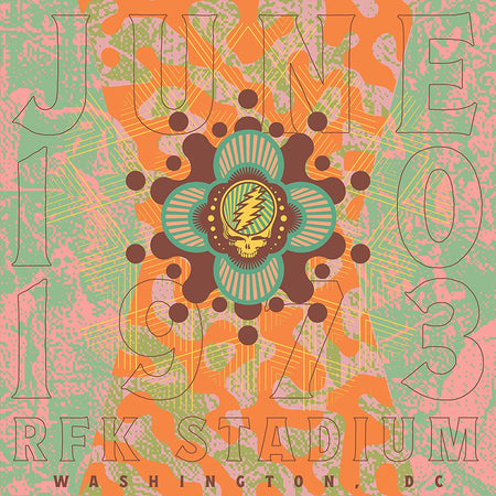 RFK STADIUM, WASHINGTON, DC 6/10/73 (COFFRET 8 VINYLES - Front Cover