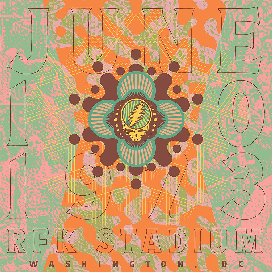 RFK STADIUM, WASHINGTON, DC 6/10/73 (COFFRET 8 VINYLES - Front Cover