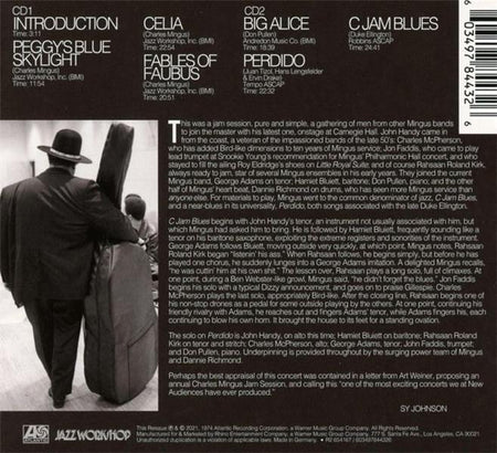Mingus at Carnegie Hall - Front Cover