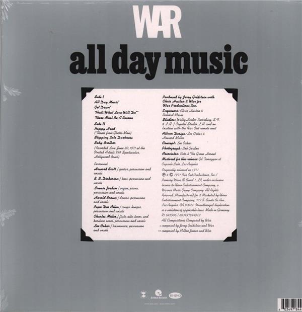 ALL DAY MUSIC - Front Cover