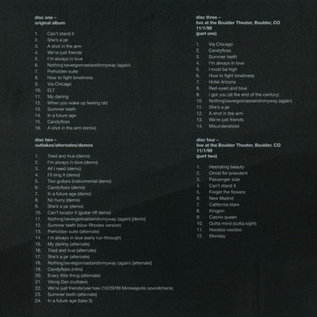 Summerteeth Coffret Deluxe - Front Cover