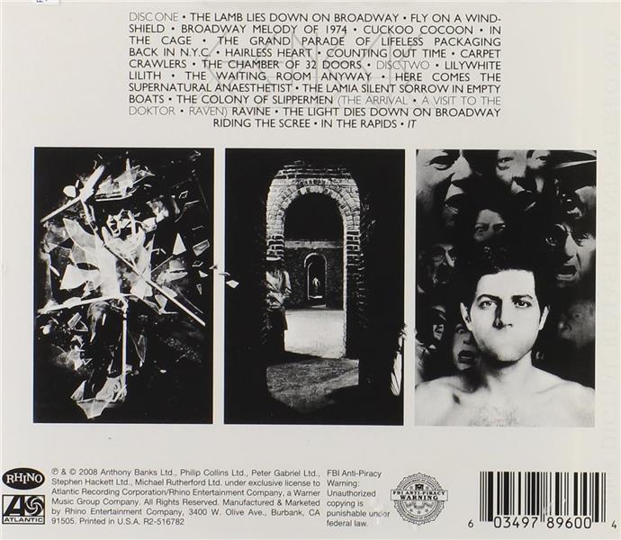 The Lamb Lies Down On Broadway - Front Cover
