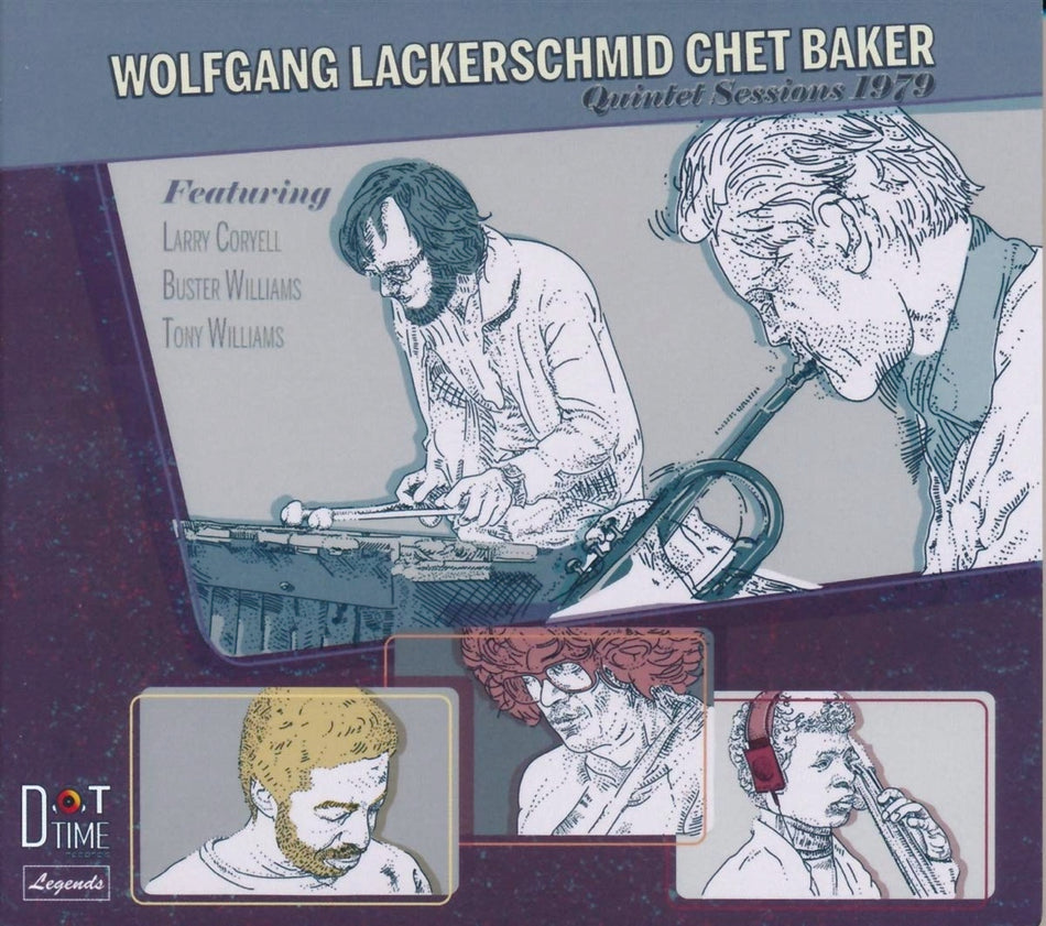 Quintet Sessions 1979 (Vinyle LP) / Wolfgang Lackerschmid & Chet Baker - Front Cover