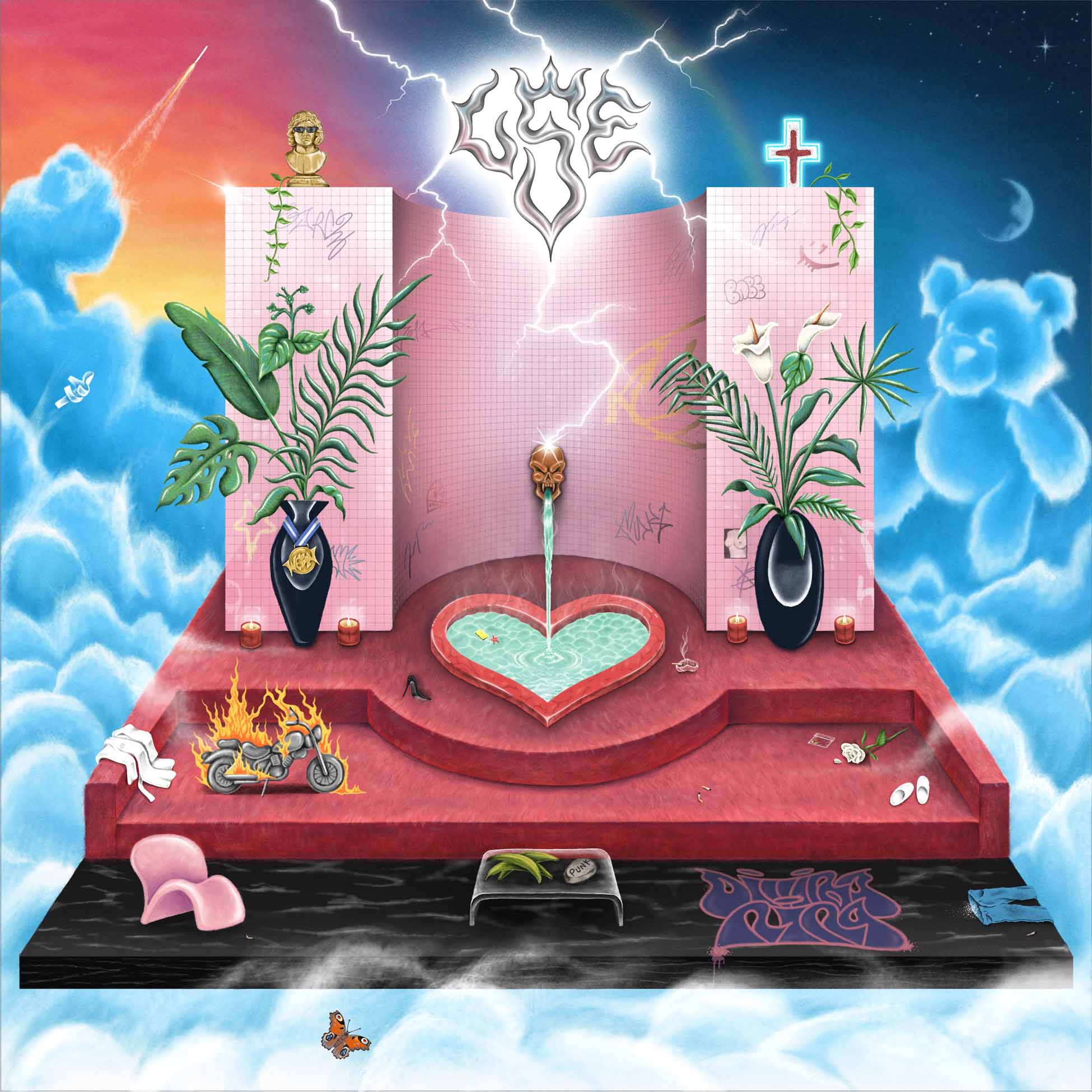 Foam - Vinyle Rouge Et Jaune Translucide - Front Cover