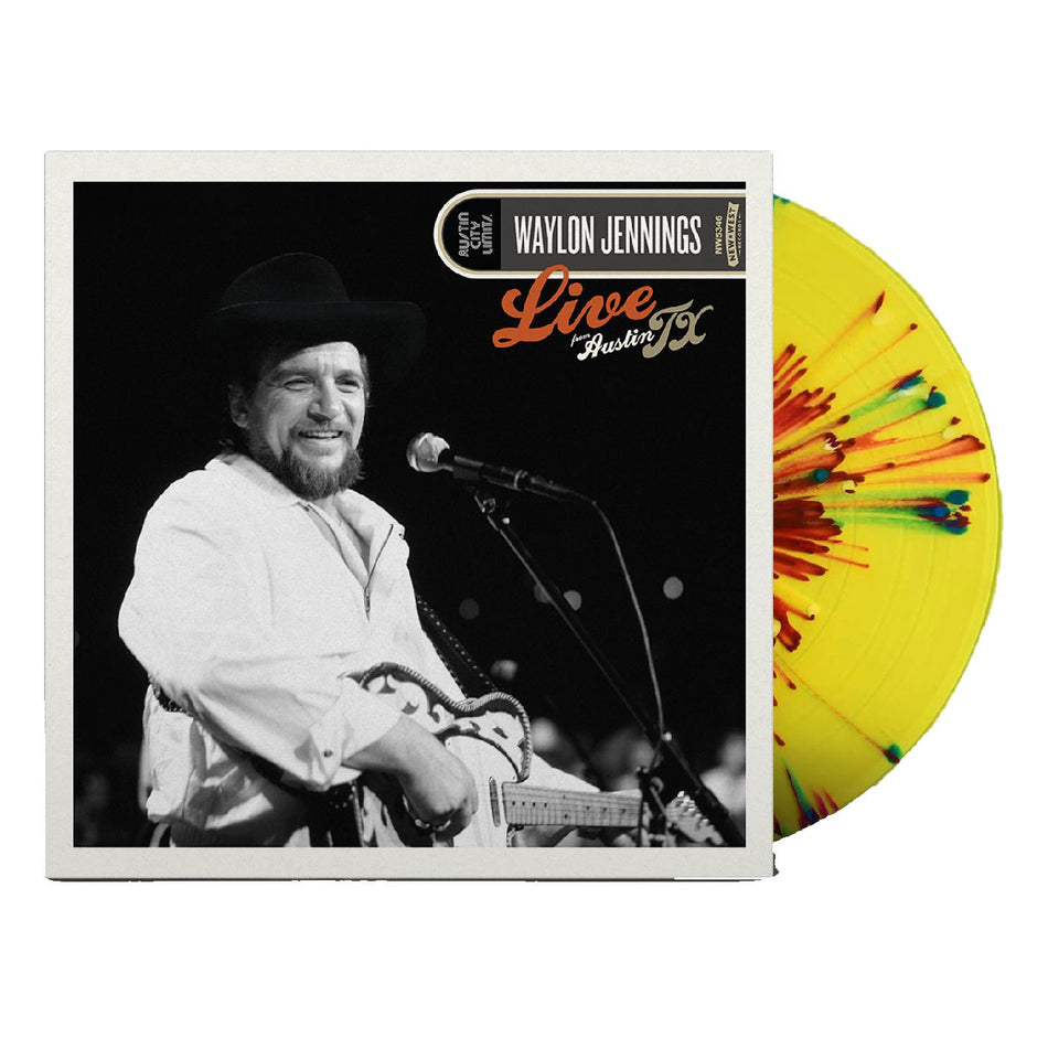 LIVE FROM AUSTIN TEXAS 1984/VINYLE COULEURS ECLABOUSSURES ROUGE ET JAUNE - Front Cover