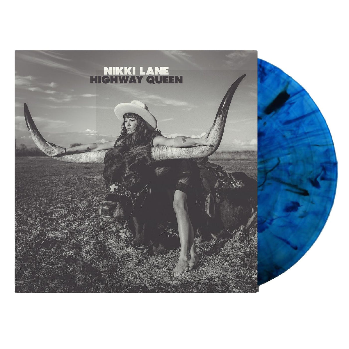 HIGHWAY QUEEN/VINYLE COULEUR BLUE JEAN - Front Cover