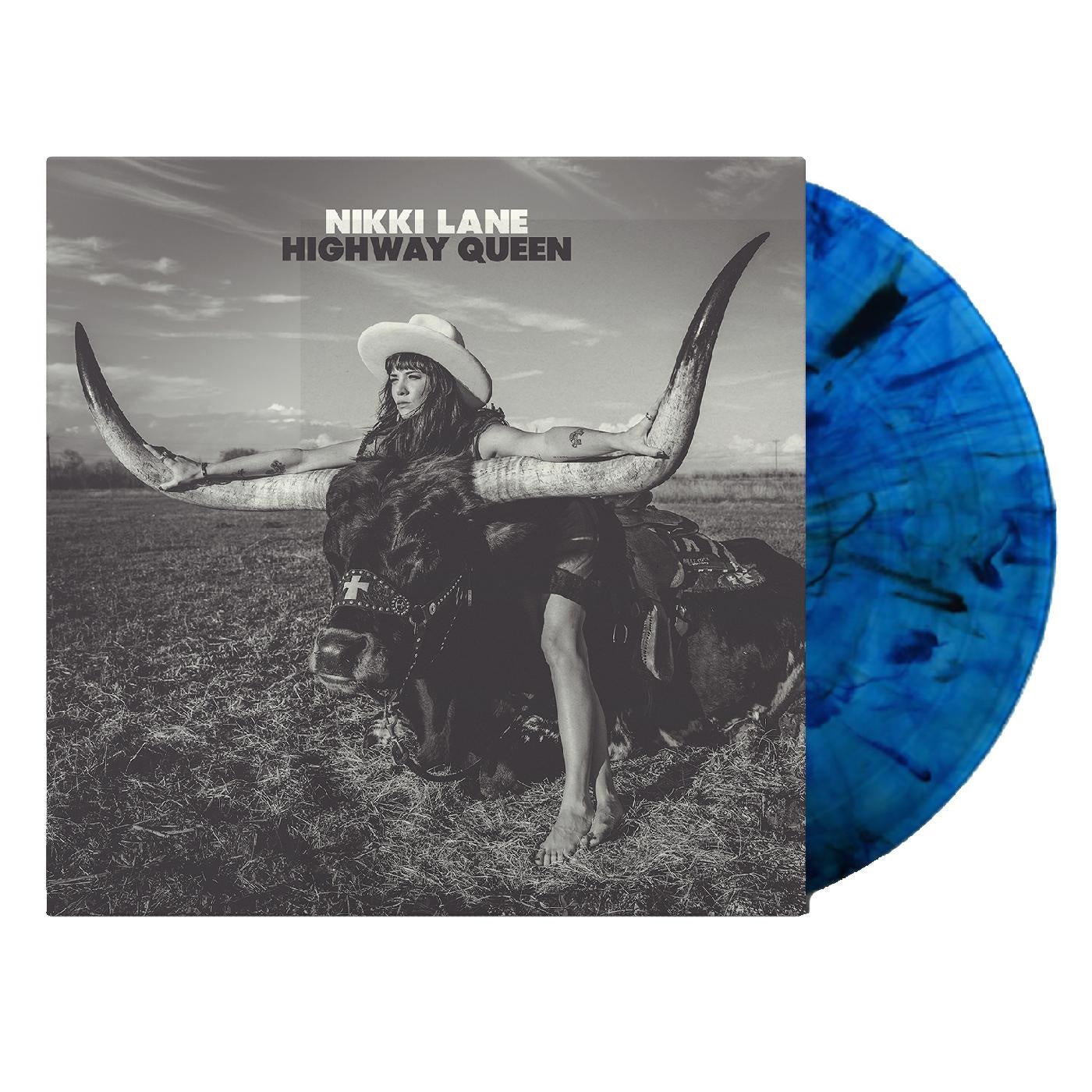 HIGHWAY QUEEN/VINYLE COULEUR BLUE JEAN - Front Cover
