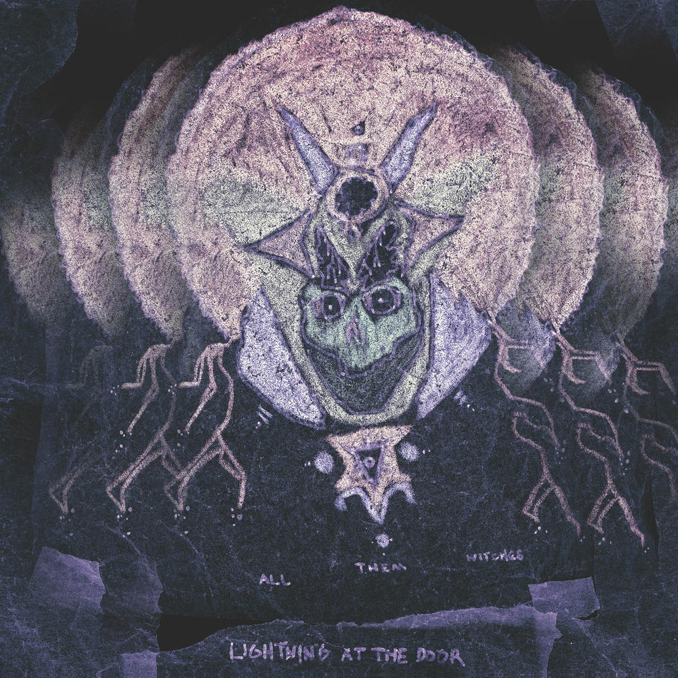 LIGHTNING AT THE DOOR - Front Cover