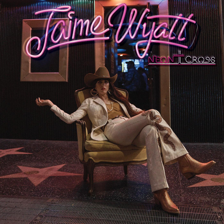 NEON CROSS/VINYLE TOURBILLON CREME - Front Cover