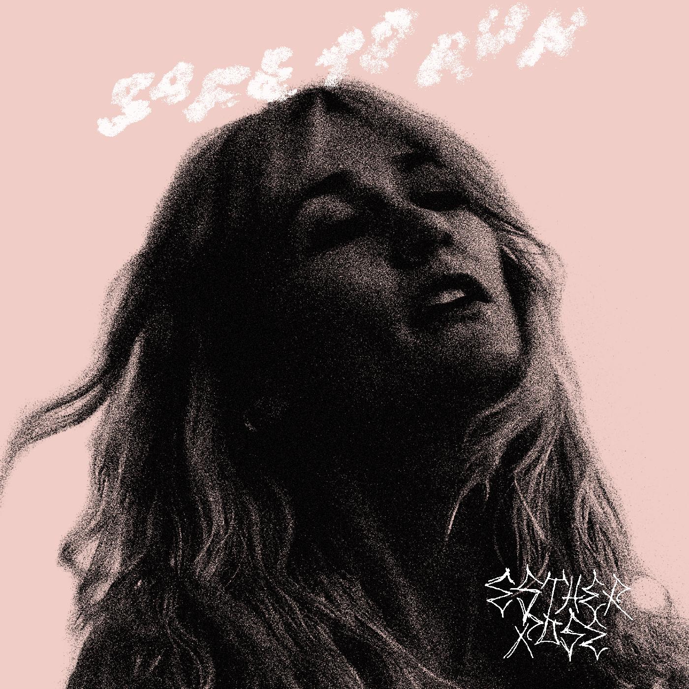 SAFE TO RUN/VINYLE BLEU GLACE - Front Cover
