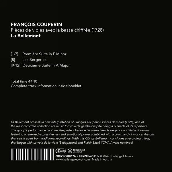 Pièces de violes - Front Cover