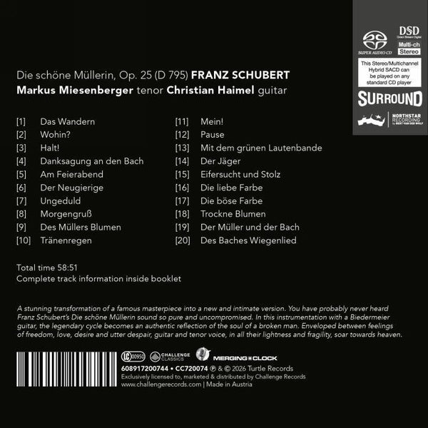 Die Schöne Müllerin - Front Cover