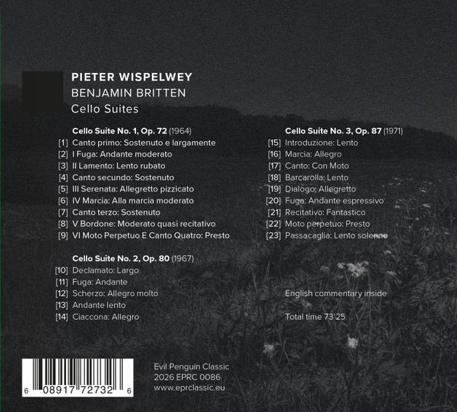 Suites pour violoncelle - Front Cover
