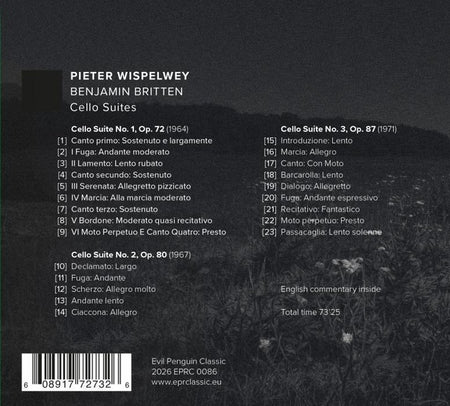 Suites pour violoncelle - Front Cover