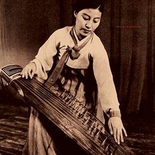 Scattered Melodies : Korean Kayagum Sanjo - Front Cover
