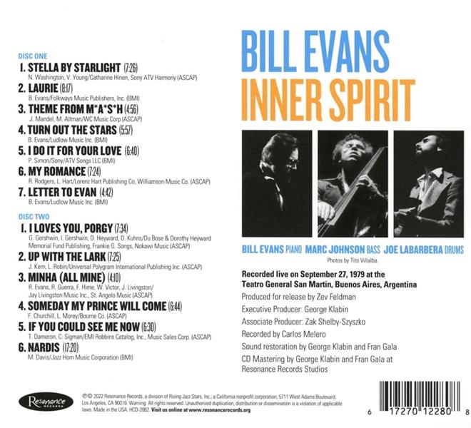 Inner Spirit: The 1979 Concert at the Teatro General San Martín, Buenos Aires - Front Cover