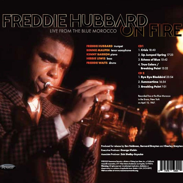 On Fire: Live from the Blue Morocco - Front Cover