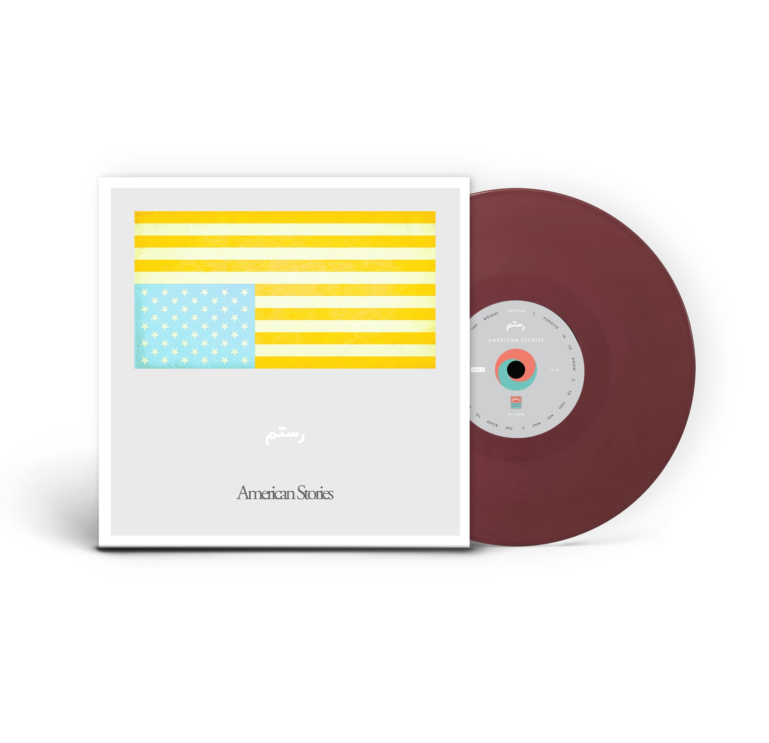 American Stories - Vinyle Bordeaux - Front Cover