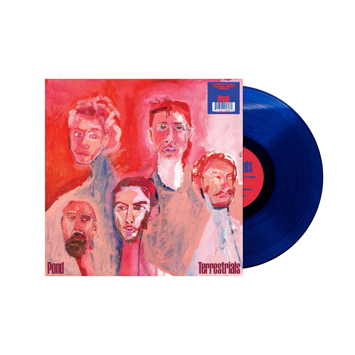 Terrestrials - Vinyle Bleu Translucide - Front Cover