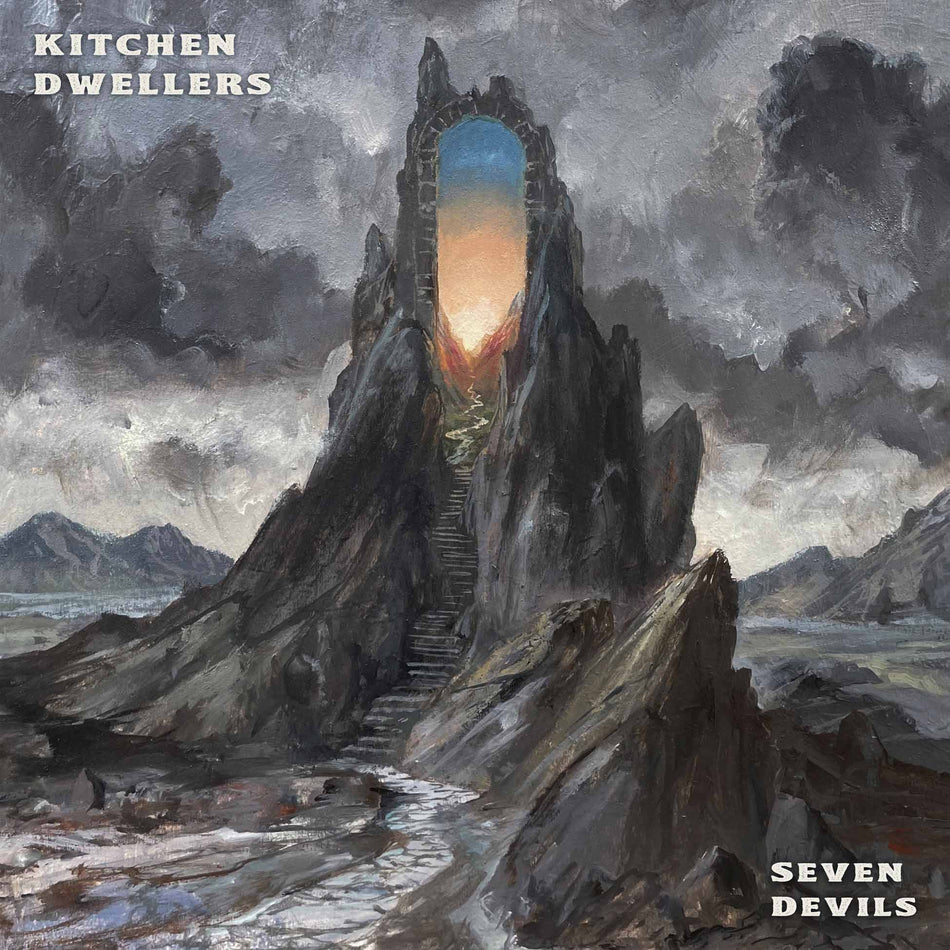 Seven Devils - Double Vinyle Galaxie Bleu Et Noir - Front Cover