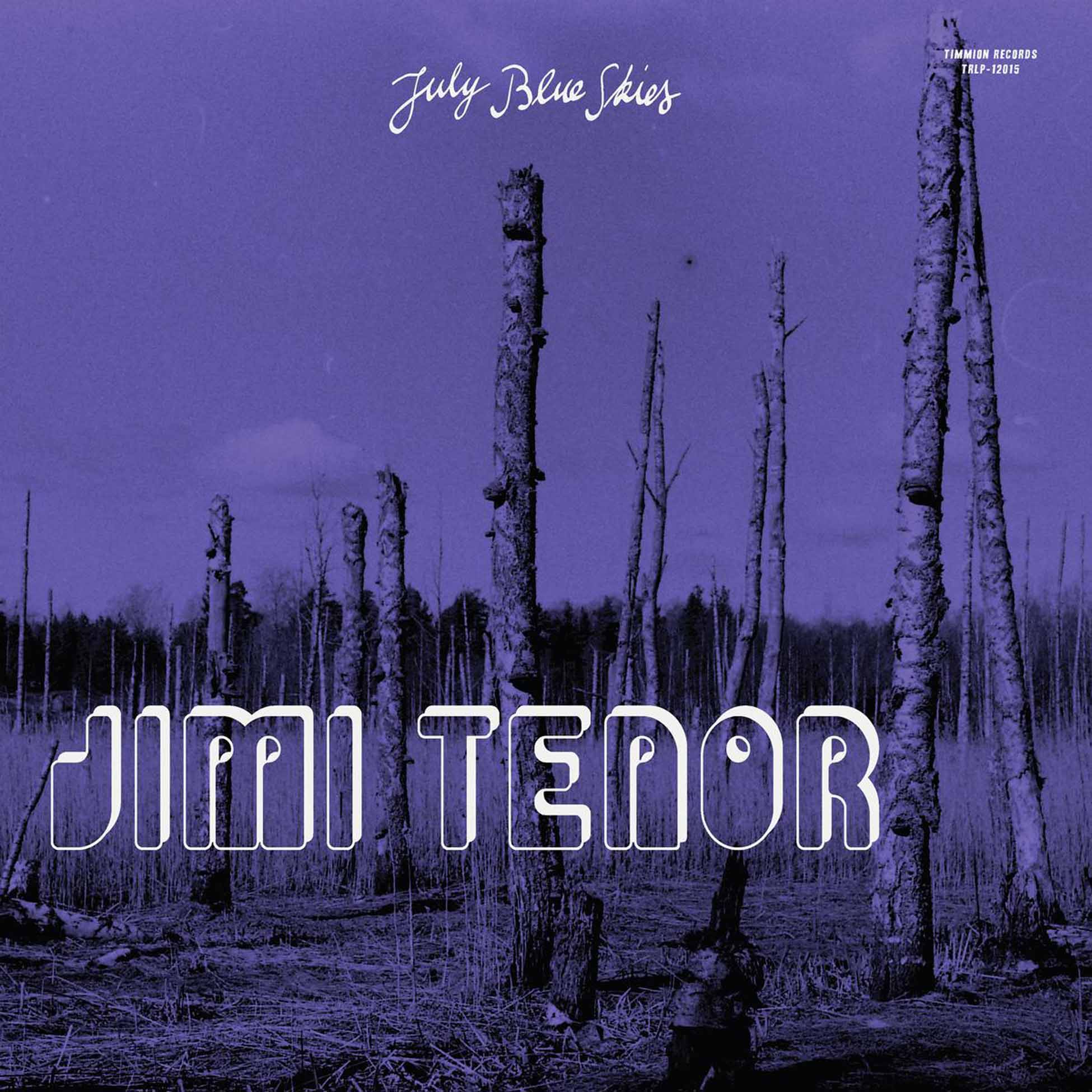 July Blue Skies - Front Cover