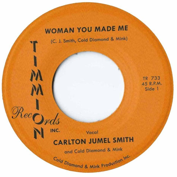 Woman You Made Me + Woman You Made Me (Instrumental) - Vinyle Magenta - Front Cover